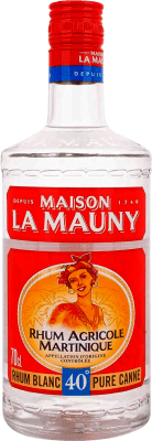 33,95 € Бесплатная доставка | Ром La Mauny Blanc — Белый, Agricole — Агрколь Франция 70 cl