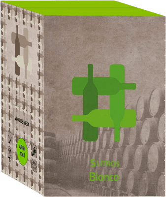 29,95 € Kostenloser Versand | Weißwein Cuatro Rayas Kastilien und León Spanien Verdejo Bag in Box 5 L