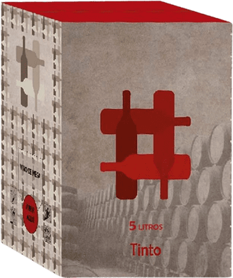 29,95 € Spedizione Gratuita | Vino Rosso Cuatro Rayas Castilla y León Spagna Bag in Box 5 L