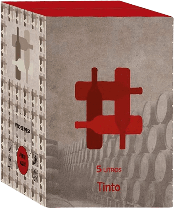 29,95 € Spedizione Gratuita | Vino Rosso Cuatro Rayas Castilla y León Spagna Bag in Box 5 L