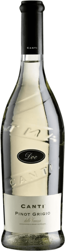 6,95 € Kostenloser Versand | Weißwein Canti Seco — Trocken I.G.T. Delle Venezie Apulien Italien Pinot Gris — Grauburgunder Flasche 75 cl