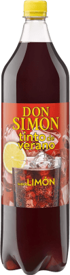 5,95 € Spedizione Gratuita | Sangria Limonata di Vino Don Simón Tinto de Verano — Vino Rosso d'Estate Spagna Bottiglia Speciale 1,5 L Limón — Limone