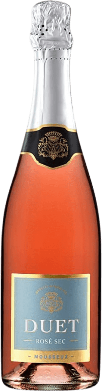5,95 € 免费送货 | 玫瑰气泡酒 Félix Solís Duet Rosado 半干半甜 西班牙 Tempranillo 瓶子 75 cl