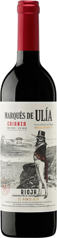 7,95 € Бесплатная доставка | Красное вино Lan Marqués de Ulía старения D.O.Ca. Rioja Ла-Риоха Испания Tempranillo бутылка 75 cl