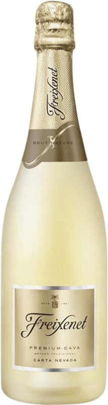 10,95 € 送料無料 | 白スパークリングワイン Freixenet Carta Nevada ブルットの自然 D.O. Cava カタロニア スペイン Macabeo ボトル 75 cl