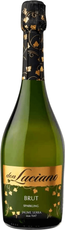 5,95 € Envio grátis | Espumante branco Don Luciano Charmat Blanco Brut Castela-Mancha Espanha Tempranillo, Cabernet Sauvignon, Mascate, Macabeo, Airén, Mascate Branco Garrafa 75 cl