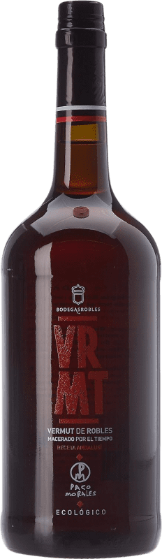 17,95 € Envio grátis | Vermute Robles Macerado Ecológico Carvalho Andaluzia Espanha Pedro Ximénez Biológico Garrafa 1 L