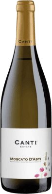 8,95 € Envío gratis | Espumoso Blanco Canti Dulce D.O.C.G. Moscato d'Asti Piemonte Italia Moscato 75 cl