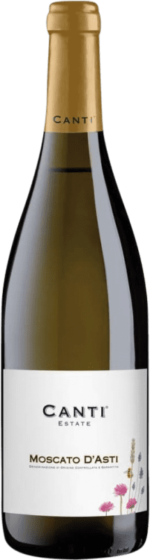 13,95 € 送料無料 | 白スパークリングワイン Canti 甘い D.O.C.G. Moscato d'Asti ピエモンテ イタリア Muscat ボトル 75 cl