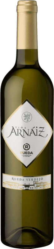 6,95 € Spedizione Gratuita | Vino Bianco García Carrión Viña Arnáiz D.O. Rueda Castilla y León Spagna Verdejo Bottiglia 75 cl