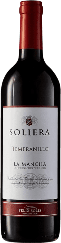 2,95 € Kostenloser Versand | Rotwein Félix Solís Soliera D.O. La Mancha Kastilien-La Mancha Spanien Tempranillo Flasche 75 cl