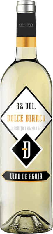 9,95 € Envío gratis | Espumoso blanco Cuatro Rayas Bianco Frizzante Dulce Castilla y León España Verdejo Botella 75 cl