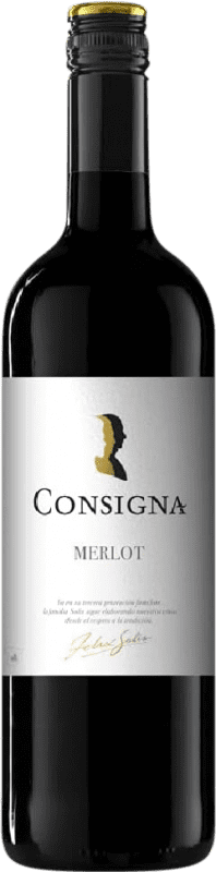 4,95 € Spedizione Gratuita | Vino Rosso Félix Solís Consigna Spagna Merlot Bottiglia 75 cl