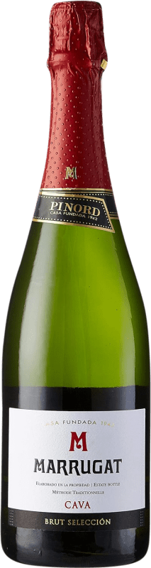 13,95 € Free Shipping | White Sparkling Wine Pinord Marrugat Brut D.O. Cava Catalonia Spain Macabeo, Xarel·lo, Parellada Bottle 75 cl