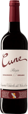 14,95 € 送料無料 | 赤ワイン Norte de España - CVNE D.O.Ca. Rioja ラ・リオハ スペイン Tempranillo — テンプラニーリョ, Garnacha — グルナッシュ, Graciano — グラシアーノ Eco — エコ ビオ オーガニック 75 cl
