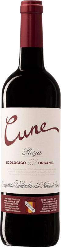 12,95 € 送料無料 | 赤ワイン Norte de España - CVNE Ecológico D.O.Ca. Rioja ラ・リオハ スペイン Tempranillo, Grenache, Graciano ボトル 75 cl