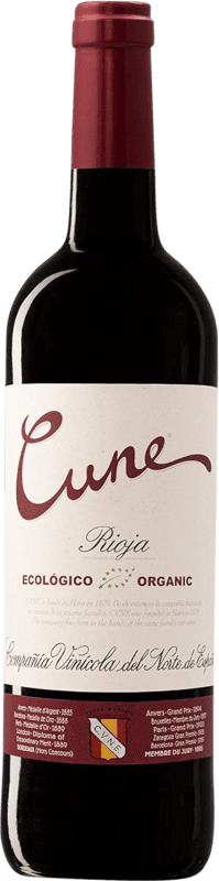 13,95 € Envoi gratuit | Vin Rouge Norte de España - CVNE D.O.Ca. Rioja La Rioja Espagne Tempranillo, Garnacha — Grenache, Graciano Eco — Biologique Bouteille 75 cl