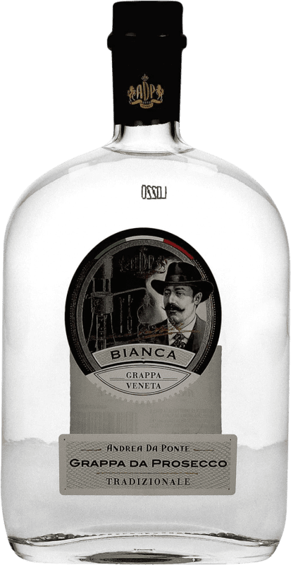 64,95 € Envío gratis | Grappa Andrea da Ponte Bianca Italia Prosecco Botella 70 cl