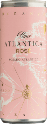 36,95 € Envoi gratuit | Boîte de 12 unités Vin rose Alma Atlántica Rosé Espagne Mencía Canette 25 cl