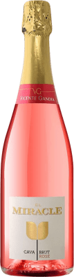 10,95 € Envio grátis | Espumante rosé Vicente Gandía El Miracle Rosado Brut D.O. Cava Comunidade Valenciana Espanha Grenache Garrafa 75 cl