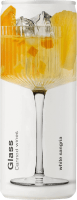 7,95 € Envío gratis | Sangría Glass Canned White Cataluña España Botellín 25 cl