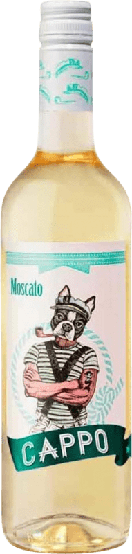 5,95 € Envío gratis | Vino blanco García Carrión Cappo ‎Blanco Castilla la Mancha España Moscato, Airén Botella 75 cl