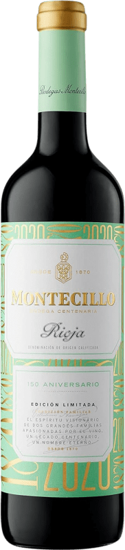 11,95 € 免费送货 | 红酒 Montecillo Edición Limitada 150 Aniversario D.O.Ca. Rioja 拉里奥哈 西班牙 Tempranillo, Graciano 瓶子 75 cl