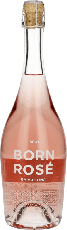 18,95 € Envio grátis | Espumante rosé Born BCN. Barcelona Rosé Brut D.O. Penedès Catalunha Espanha Garrafa 75 cl