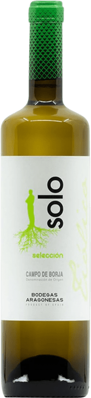 6,95 € Spedizione Gratuita | Vino Bianco Bodegas Aragonesas Solo Tiólico D.O. Campo de Borja Aragona Spagna Moscatel — Moscato 75 cl