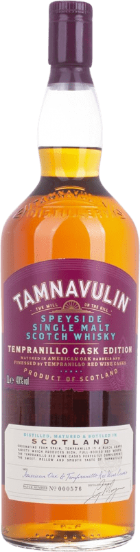 77,95 € Бесплатная доставка | Виски из одного солода Tamnavulin Tempranillo Cask Списайд Объединенное Королевство бутылка 1 L
