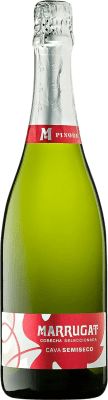 11,95 € Spedizione Gratuita | Spumante bianco Pinord Marrugat Semisecco Semidolce D.O. Cava Catalogna Spagna Macabeo Bottiglia 75 cl