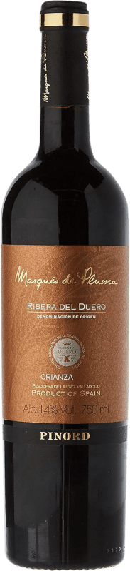 19,95 € 送料無料 | 赤ワイン Pinord 高齢者 D.O. Ribera del Duero カスティーリャ・イ・レオン スペイン Tempranillo ボトル 75 cl