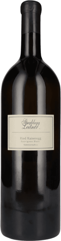 93,95 € Бесплатная доставка | Белое вино Strablegg Leitner Ried Kaiseregg D.A.C. Südsteiermark Австрия Sauvignon — Совиньон Бутылка Иеробоам Двойной Магнум 3 L