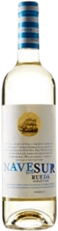 7,95 € Kostenloser Versand | Weißwein Cuatro Rayas Nave Sur Vendimia Nocturna Blanco D.O. Rueda Kastilien und León Spanien Verdejo Flasche 75 cl
