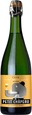 15,95 € Free Shipping | White Sparkling Wine Châpeau Petit D.O. Cava Catalonia Spain Macabeo, Xarel·lo, Parellada Bottle 75 cl