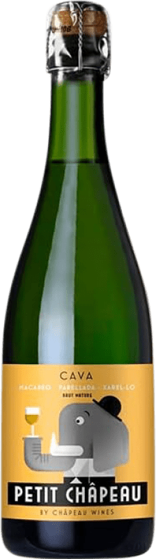 15,95 € Envoi gratuit | Blanc mousseux Châpeau Petit D.O. Cava Catalogne Espagne Macabeo, Xarel·lo, Parellada Bouteille 75 cl