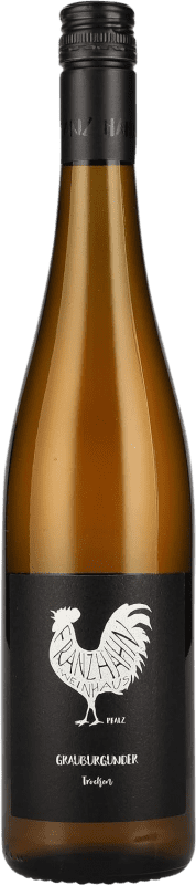 12,95 € Envio grátis | Vinho branco Franz Hahn Pfälz Alemanha Pinot Cinza Garrafa 75 cl