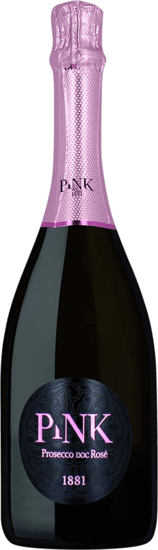 12,95 € Kostenloser Versand | Rosé Sekt Pink D.O.C. Prosecco Venetien Italien Pinot Noir — Spätburgunder, Glera Flasche 75 cl