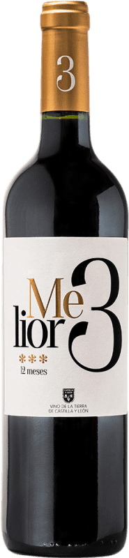 25,95 € Spedizione Gratuita | Vino Rosso Matarromera Melior Tres I.G.P. Vino de la Tierra de Castilla y León Castilla y León Spagna Tempranillo 75 cl
