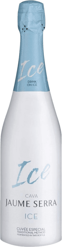 8,95 € Envio grátis | Espumante branco Jaume Serra Ice Blanco D.O. Cava Catalunha Espanha Tempranillo, Merlot, Cabernet Sauvignon, Macabeo, Chardonnay Garrafa 75 cl