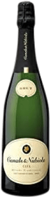 9,95 € Envio grátis | Espumante branco Canals & Nubiola Brut D.O. Cava Catalunha Espanha Garrafa 75 cl