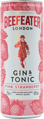 66,95 € 送料無料 | 12個入りボックス ジン Beefeater Cóctel Gin &Tonic Redi Pink イギリス アルミ缶 25 cl