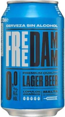 29,95 € Free Shipping | 24 units box Beer Free Damm Spain Can 33 cl