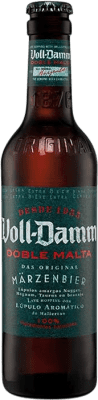 53,95 € 送料無料 | 24個入りボックス ビール Voll Damm Doble Malta Estilo Märzenbier Original ドイツ 3分の1リットルのボトル 33 cl