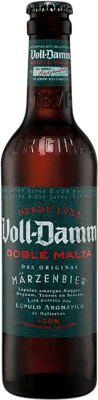 49,95 € Бесплатная доставка | Коробка из 24 единиц Пиво Voll Damm Doble Malta Estilo Märzenbier Original Германия треть литровая бутылка 33 cl