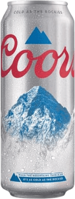 25,95 € Envío gratis | Caja de 24 unidades Cerveza Miller Coors Lager España Lata Medium 50 cl