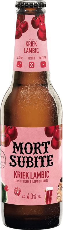 36,95 € Kostenloser Versand | 12 Einheiten Box Bier Mort Subite Spanien Kleine Flasche 25 cl