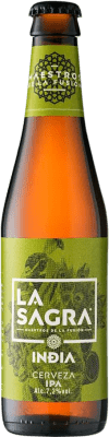 47,95 € 免费送货 | 盒装12个 啤酒 La Sagra India IPA 西班牙 三分之一升瓶 33 cl