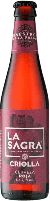 Cerveja Caixa de 12 unidades La Sagra Criolla Estilo Red Ale Tostada 33 cl