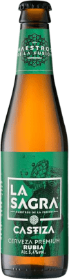 41,95 € Envoi gratuit | Boîte de 12 unités Bière La Sagra Castiza Blonde Ale Espagne Bouteille Tiers 33 cl